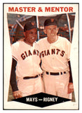 1960 Topps Baseball #007 Willie Mays Bill Rigney EX 528944