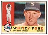 1960 Topps Baseball #035 Whitey Ford Yankees EX+/EX-MT 528948
