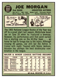 1967 Topps Baseball #337 Joe Morgan Astros EX-MT 529003