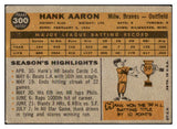 1960 Topps Baseball #300 Hank Aaron Braves GD-VG 529116