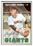 1967 Topps Baseball #320 Gaylord Perry Giants EX-MT 529207