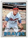 1967 Topps Baseball #456 Phil Niekro Braves EX-MT 529214