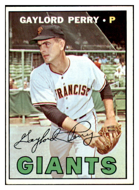 1967 Topps Baseball #320 Gaylord Perry Giants EX-MT 529217