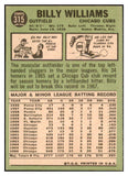 1967 Topps Baseball #315 Billy Williams Cubs EX-MT 529218