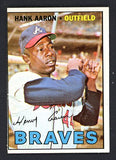 1967 Topps Baseball #250 Hank Aaron Braves VG-EX 529226