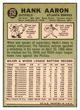 1967 Topps Baseball #250 Hank Aaron Braves VG-EX 529226