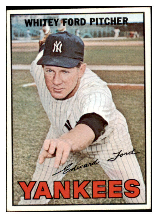 1967 Topps Baseball #005 Whitey Ford Yankees EX-MT 529230
