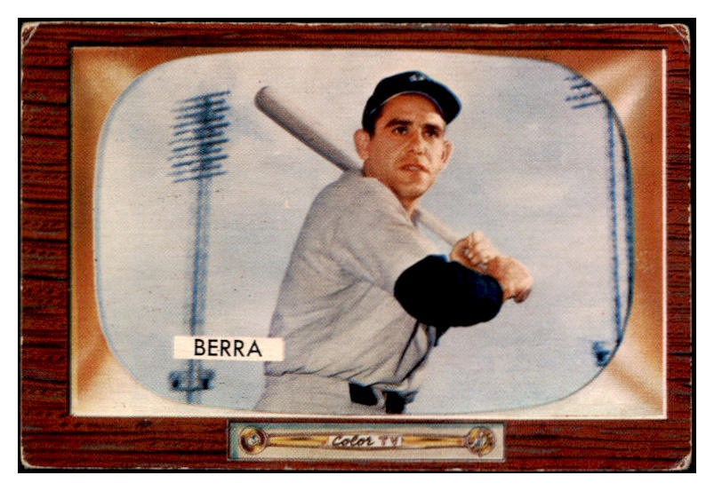 1955 Bowman Baseball #168 Yogi Berra Yankees VG-EX 529240