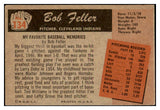 1955 Bowman Baseball #134 Bob Feller Indians VG-EX 529241