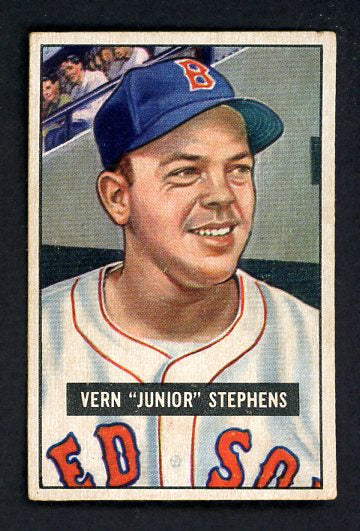 1951 Bowman Baseball #092 Vern Stephens Red Sox VG-EX 529258