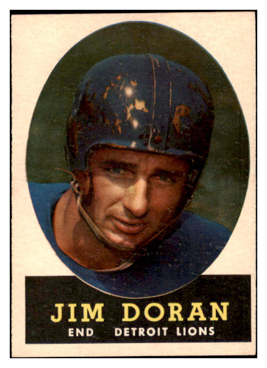 1958 Topps Football #043 Jim Doran Lions NR-MT 529473