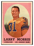 1958 Topps Football #050 Larry Morris Rams EX-MT 529479