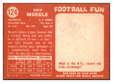 1958 Topps Football #124 Dick Moegle 49ers NR-MT 529528