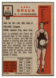 1957 Topps Basketball #004 Carl Braun Knicks EX-MT 529616