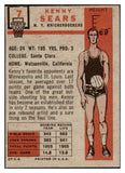 1957 Topps Basketball #007 Kenny Sears Knicks EX 529618