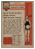 1957 Topps Basketball #023 Dick Garmaker Lakers EX-MT 529629