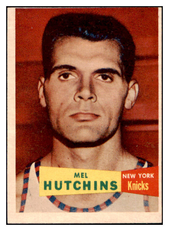 1957 Topps Basketball #046 Mel Hutchins Knicks VG-EX 529647