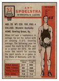 1957 Topps Basketball #052 Art Spoelstra Lakers EX-MT 529652