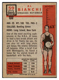 1957 Topps Basketball #059 Al Bianchi Nationals EX 529658