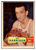 1957 Topps Basketball #063 Bob Harrison Nationals EX-MT 529661