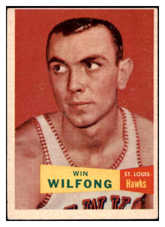 1957 Topps Basketball #065 Win Wilfong Hawks EX-MT 529663