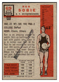 1957 Topps Basketball #069 Ron Sobie Knicks Good 529668