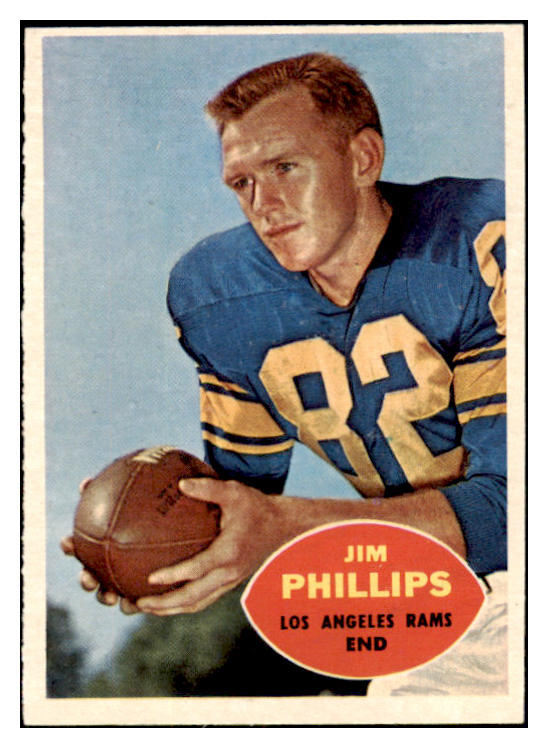 1960 Topps Football #066 Jim Phillips Rams NR-MT 529736
