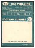 1960 Topps Football #066 Jim Phillips Rams NR-MT 529736