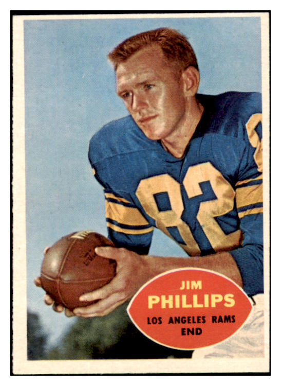 1960 Topps Football #066 Jim Phillips Rams EX-MT 529739