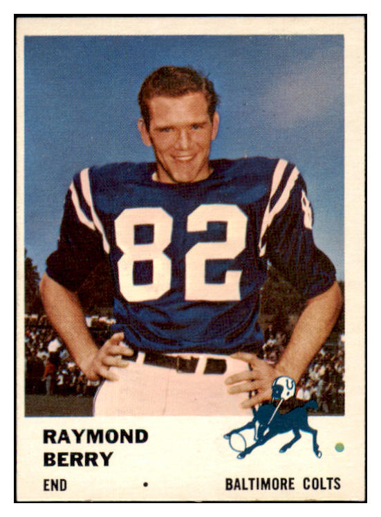 1961 Fleer Football #033 Raymond Berry Colts NR-MT 529751