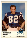 1961 Fleer Football #033 Raymond Berry Colts NR-MT 529751