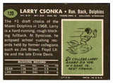 1969 Topps Football #120 Larry Csonka Dolphins EX 529754