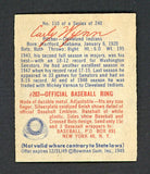 1949 Bowman Baseball #110 Early Wynn Indians EX-MT 529819