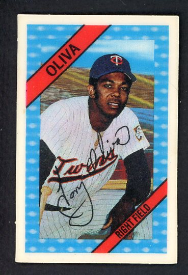 1972 Kelloggs #025 Tony Oliva Twins NR-MT 530125