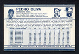 1972 Kelloggs #025 Tony Oliva Twins NR-MT 530125