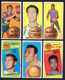 1970 Topps Basketball Complete Set EX+/EX-MT Maravich Alcindor 530185
