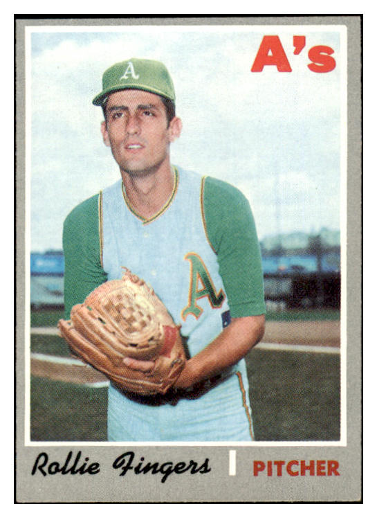 1970 Topps Baseball #502 Rollie Fingers A's EX-MT 530321
