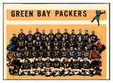 1960 Topps Football #060 Green Bay Packers Team EX 530513