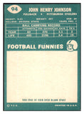 1960 Topps Football #094 John Henry Johnson Steelers EX 530520