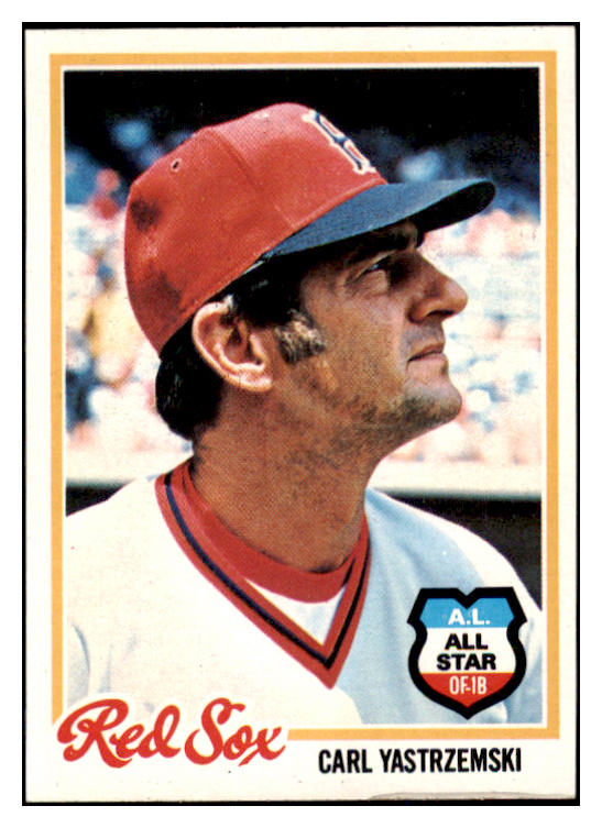 1978 Topps Baseball #040 Carl Yastrzemski Red Sox EX 530527