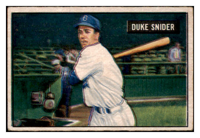 1951 Bowman Baseball #032 Duke Snider Dodgers VG-EX 530863