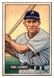 1951 Bowman Baseball #008 Paul Lehner A's VG-EX 530872