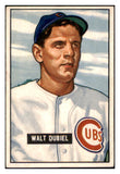 1951 Bowman Baseball #283 Walt Dubiel Cubs EX 530882