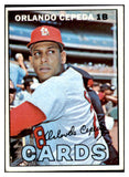 1967 Topps Baseball #020 Orlando Cepeda Cardinals EX-MT 530901