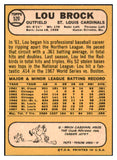 1968 Topps Baseball #520 Lou Brock Cardinals EX-MT 531142