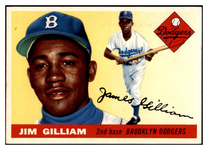 1955 Topps Baseball #005 Jim Gilliam Dodgers EX-MT 531332