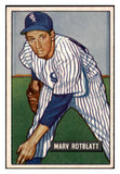 1951 Bowman Baseball #303 Marv Rotblatt White Sox EX-MT 531358