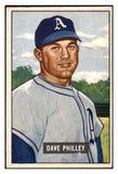 1951 Bowman Baseball #297 Dave Philley A's EX-MT 531362
