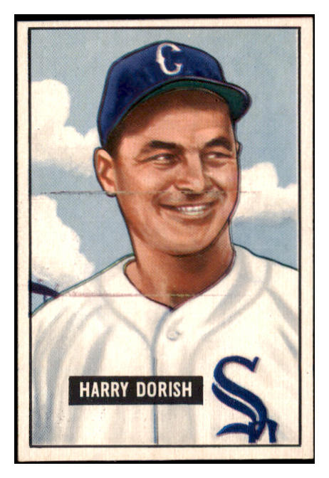 1951 Bowman Baseball #266 Harry Dorish White Sox EX-MT 531378