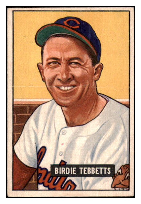 1951 Bowman Baseball #257 Birdie Tebbetts Indians EX-MT 531382